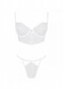 Obsessive Bianelle komplet biały L/XL